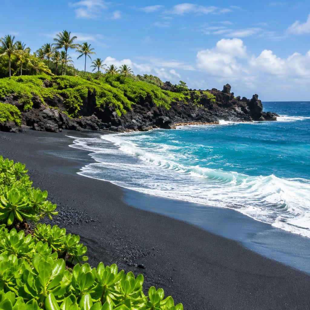 Black Sand Beaches